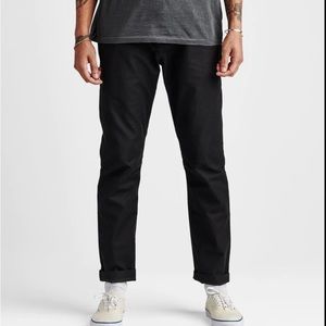 Roark Black Layover Pants Drawstring Waist Cotton Canvas Men’s 32